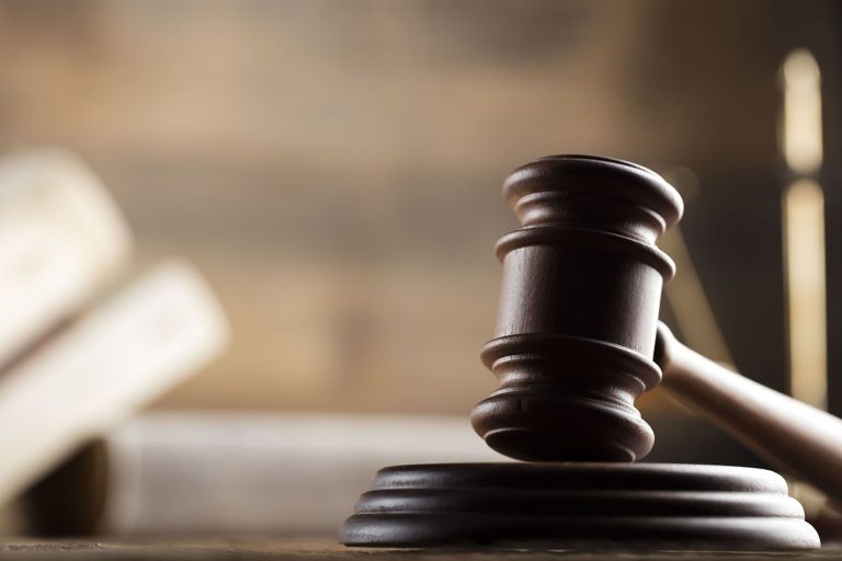 Law,Theme,,Mallet,Of,The,Judge,,Wooden,Desk,,Scales,Of